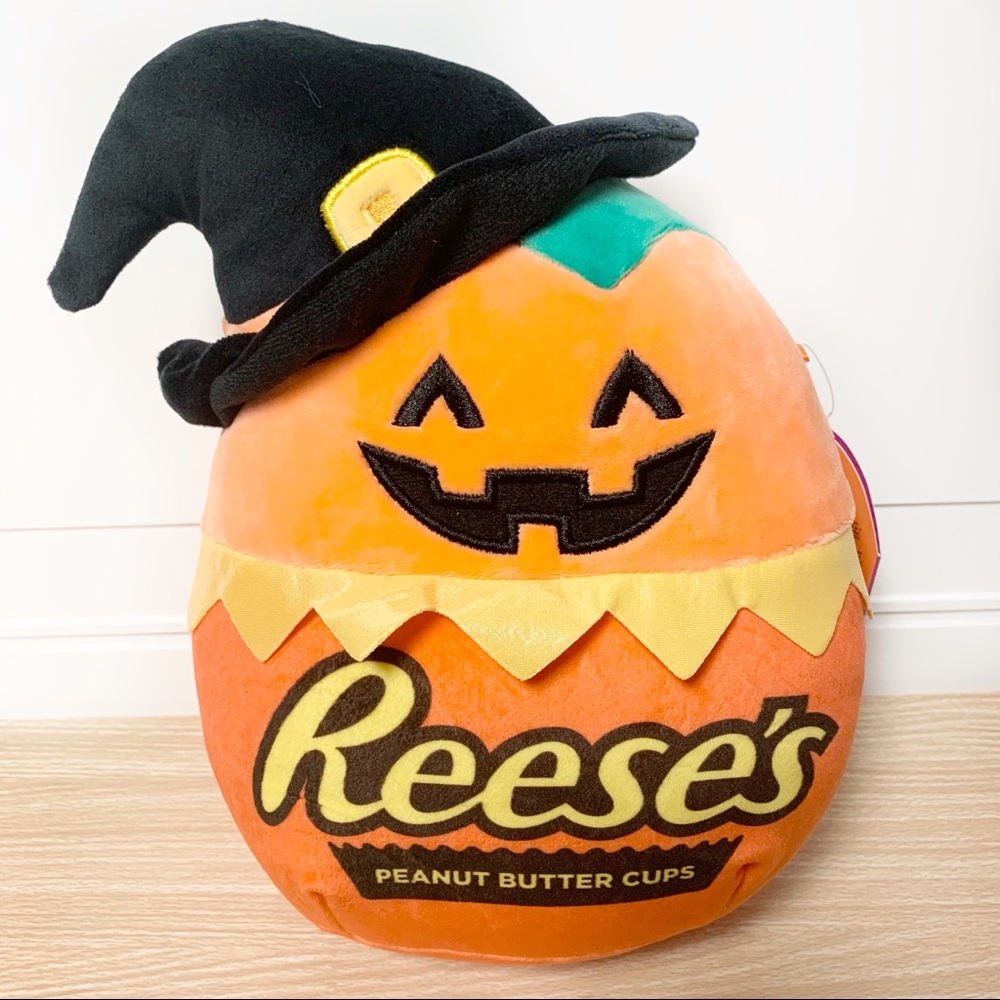 Squishmallow Paige the Pumpkin Reeses 8 inch NWT Halloween